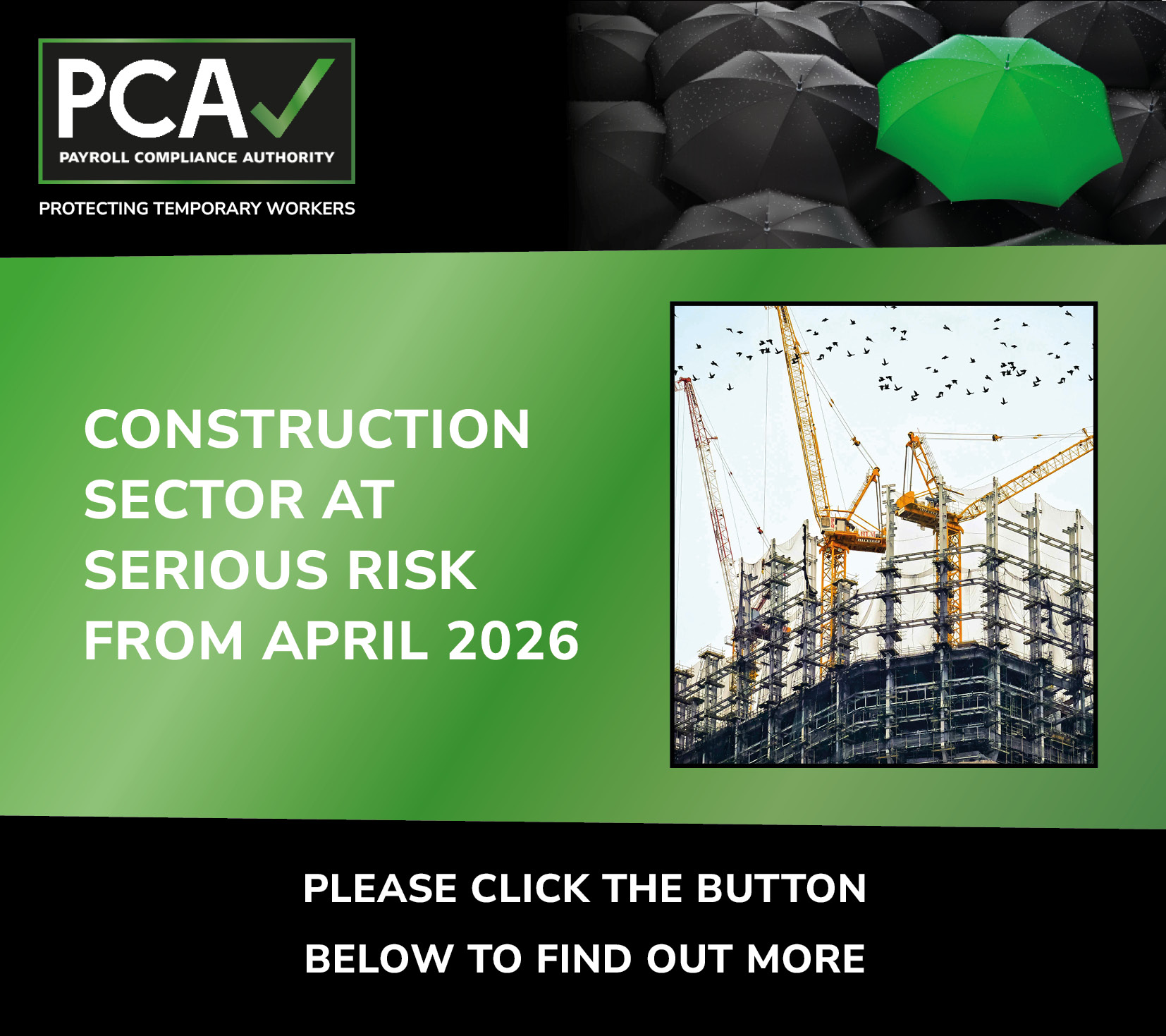 Construction Sector at Serious Risk From April 2026